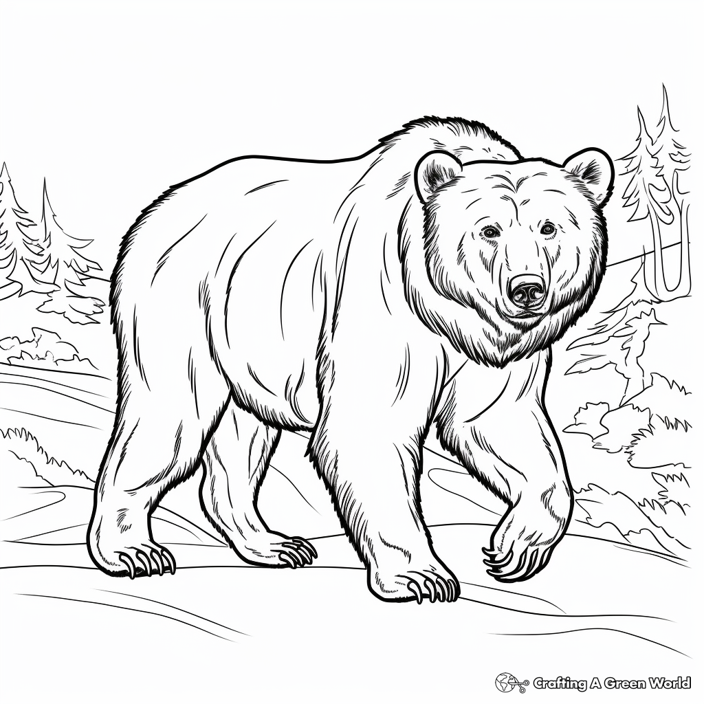 printable bear coloring pages