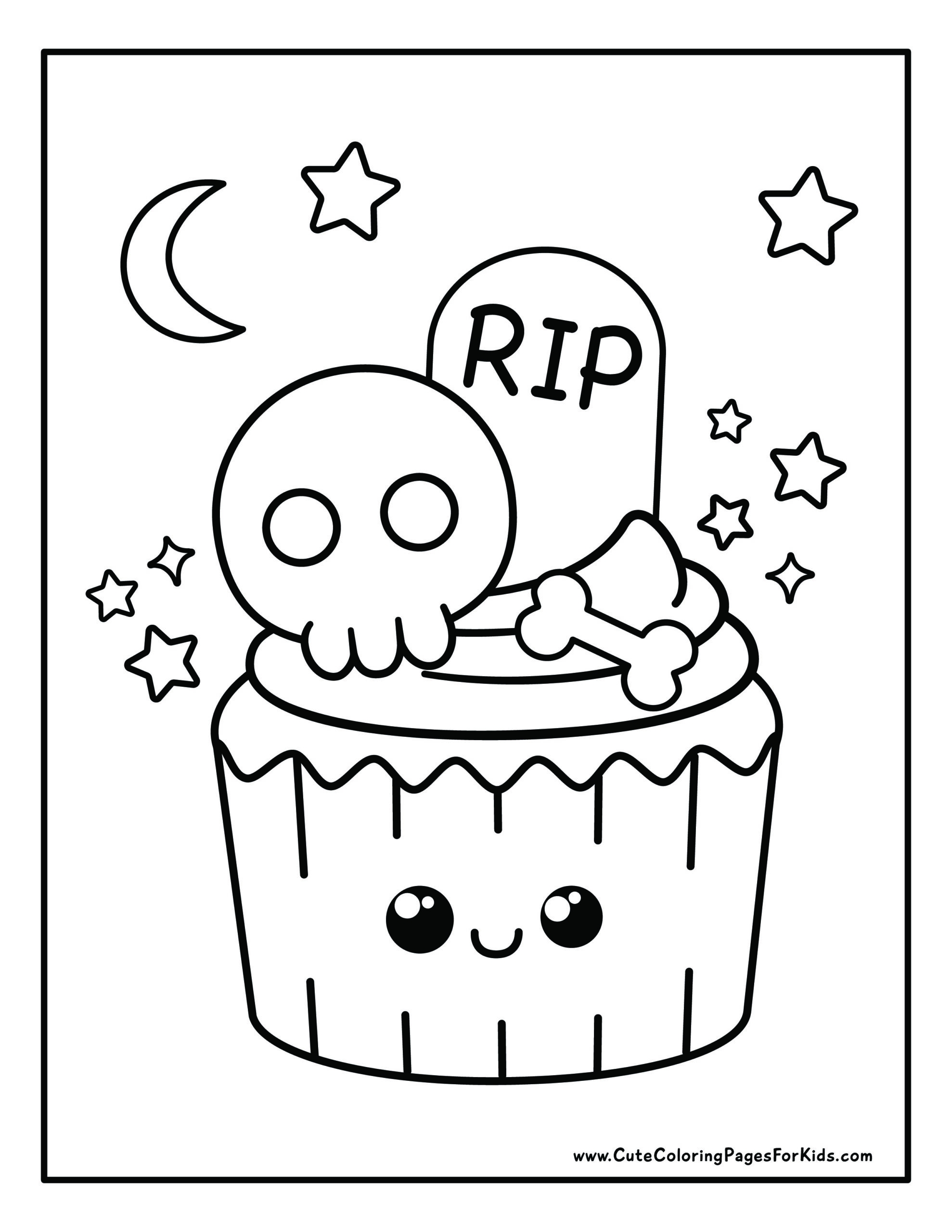 Halloween Candy And Treats Coloring Pages Free Printable Cute Coloring Pages For Kids Halloween Candy And Treats Coloring Pages Free Printable Cute Coloring Pages For Kids