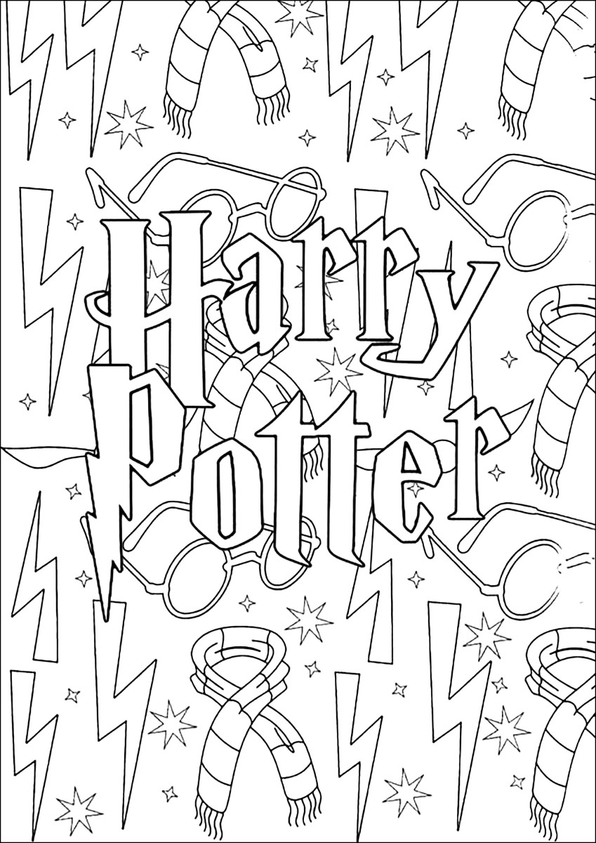 Harry Potter Free Coloring Pages Harry Potter Free Coloring Pages