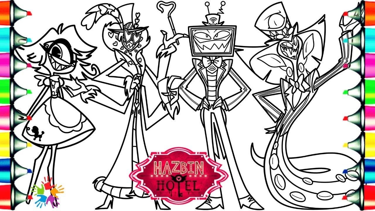 Hazbin Hotel Coloring Pages How To Color Hazbin Hotel Characters NCS Music YouTube Hazbin Hotel Coloring Pages How To Color Hazbin Hotel Characters NCS Music YouTube