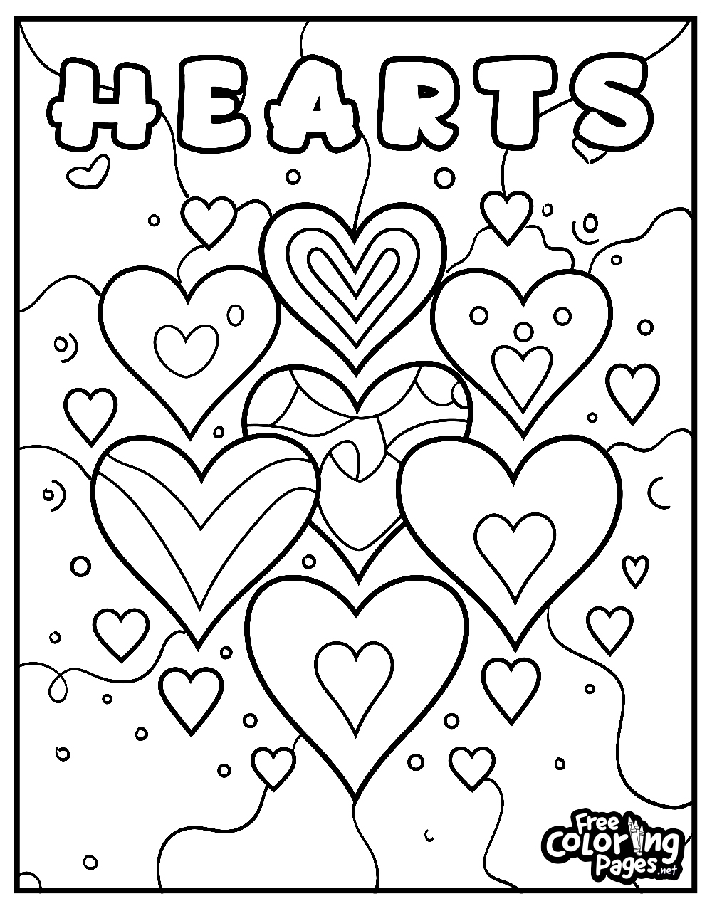 free heart coloring pages printable free heart coloring pages printable