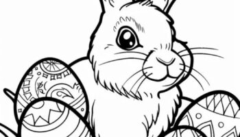  Hop To It Free Printable Easter Bunny Coloring Pages Sew Cute Patterns
