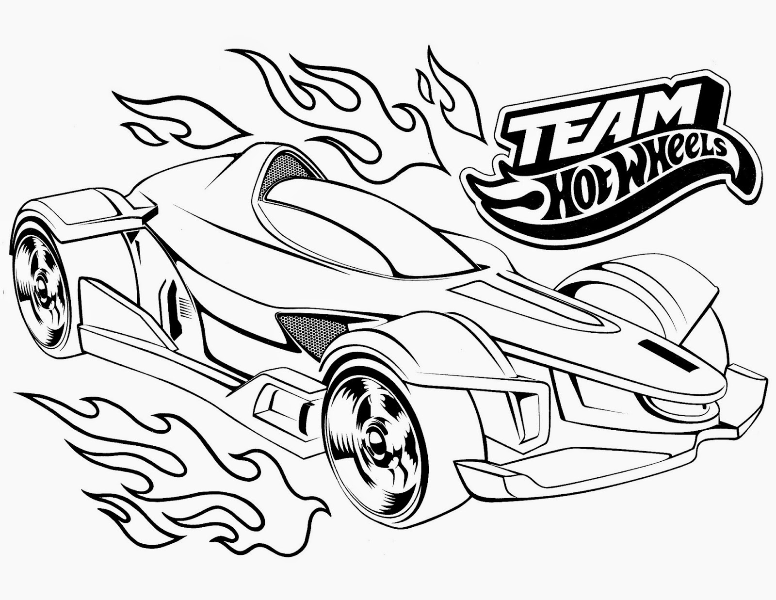 hot wheels printable coloring pages