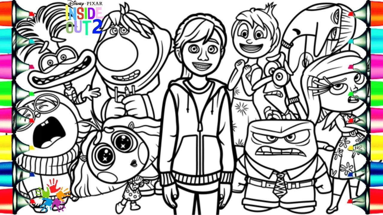 Inside Out 2 Coloring Pages How To Color All Riley s Emotions NCS Music YouTube Inside Out 2 Coloring Pages How To Color All Riley s Emotions NCS Music YouTube