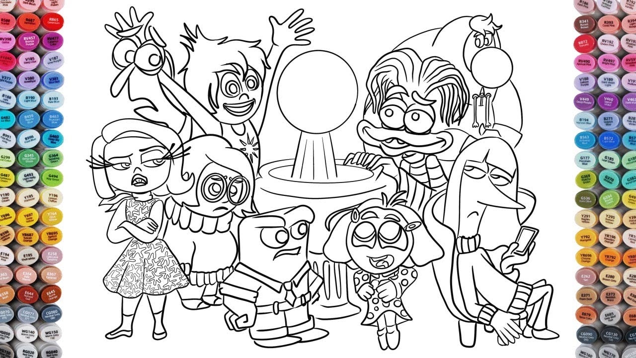 INSIDE OUT 2 Coloring Pages How To Color Inside Out 2 Drawing YouTube INSIDE OUT 2 Coloring Pages How To Color Inside Out 2 Drawing YouTube