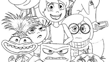 Inside Out Characters Inside Out Coloring Pages