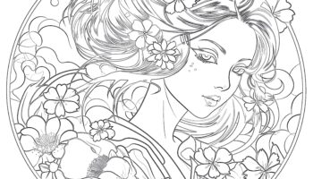 Japanese Anime Coloring Pages Coloring Pages Mimi Panda