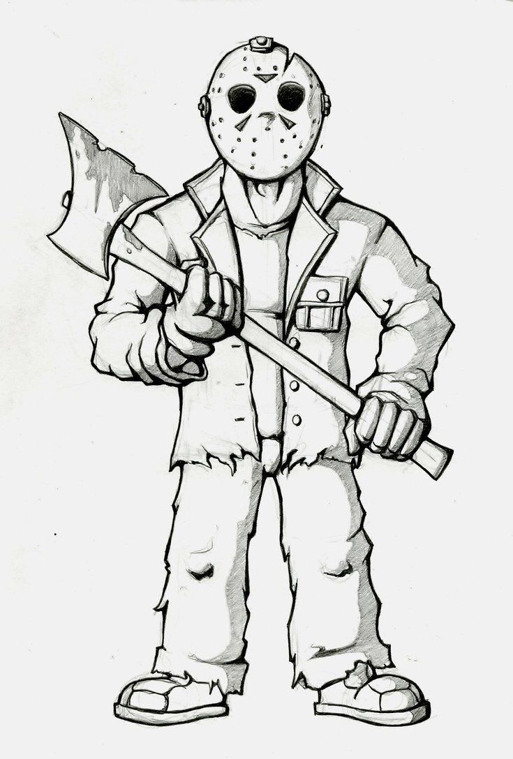 Jason Coloring Page Jason Coloring Page
