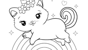 Kitten Coloring Beeloo Printable Crafts And Activities For Kids