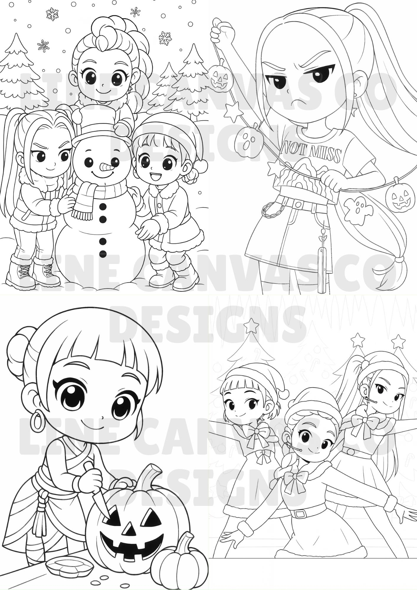 KPOP Demon Hunters Coloring Pages Halloween Christmas Holidays Pack Of 10 PDF For Kids Parties Home Activities Quiet Time Etc Etsy KPOP Demon Hunters Coloring Pages Halloween Christmas Holidays Pack Of 10 PDF For Kids Parties Home Activities Quiet Time Etc Etsy