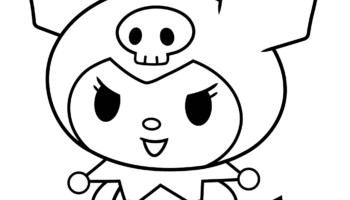 Kuromi From Sanrio Coloring Page Easy Drawing Guides