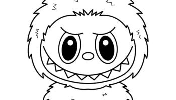 Labubu Coloring Pages By Mrs Arnolds Art Room TPT