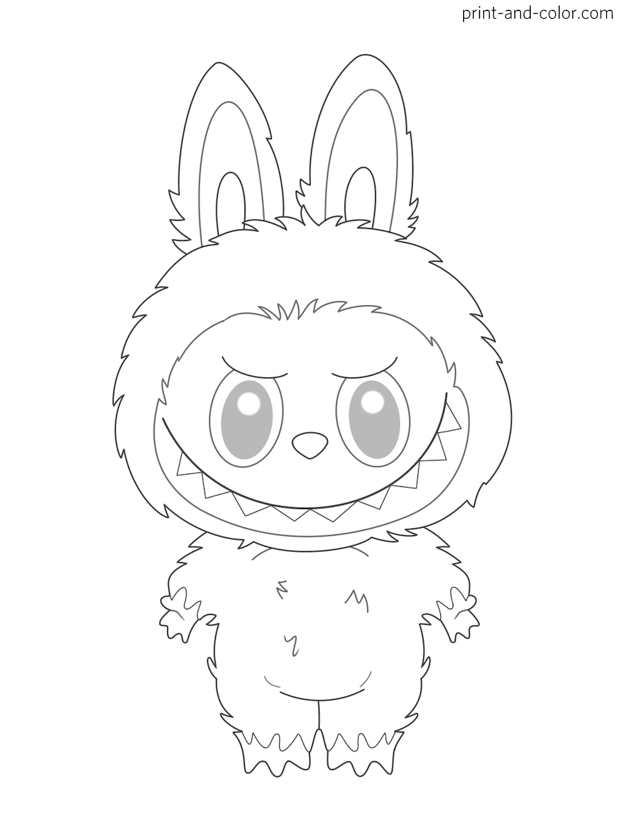 Labubu Coloring Pages Print And Color Labubu Coloring Pages Print And Color