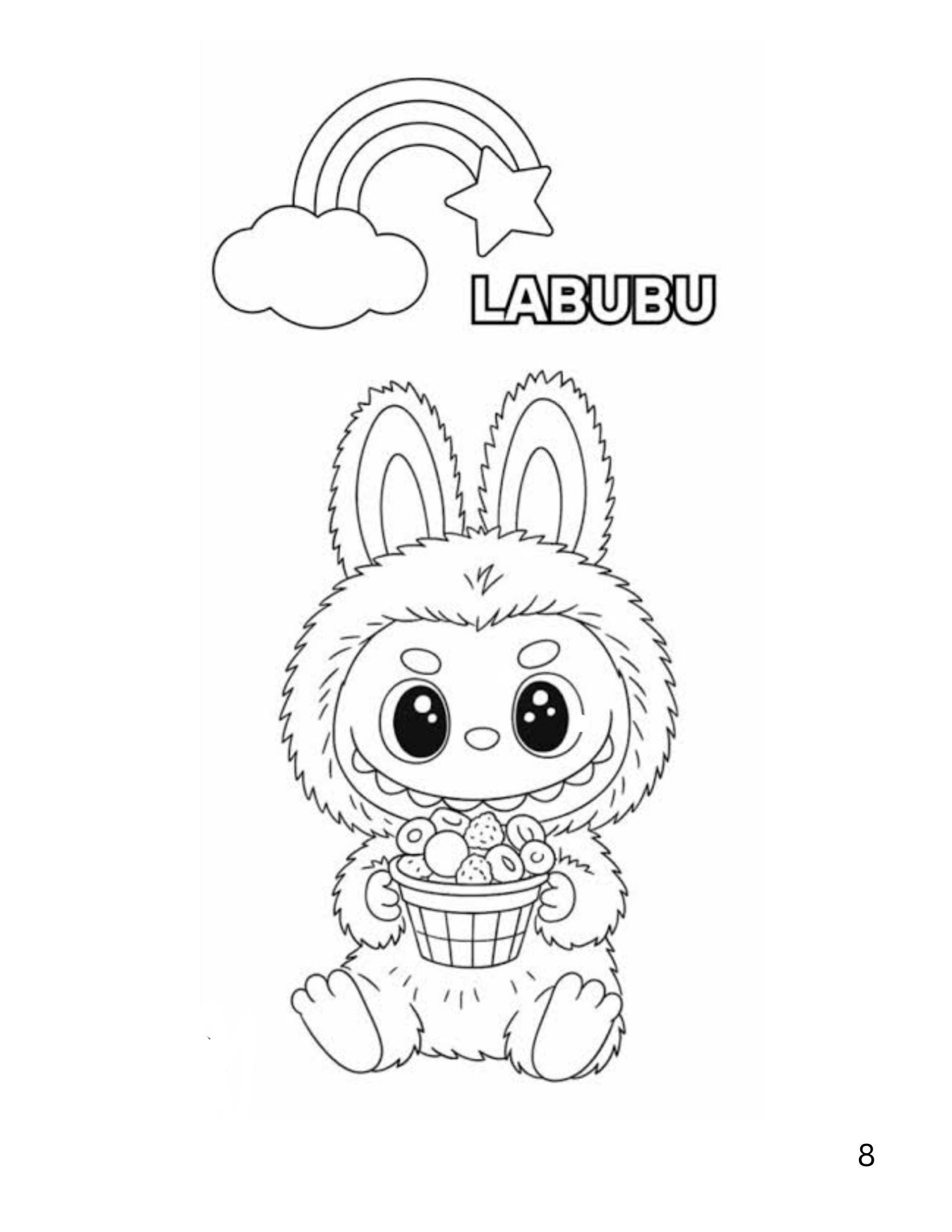 LABUBU COLOURING Printable BOOK pdf Download Etsy LABUBU COLOURING Printable BOOK pdf Download Etsy