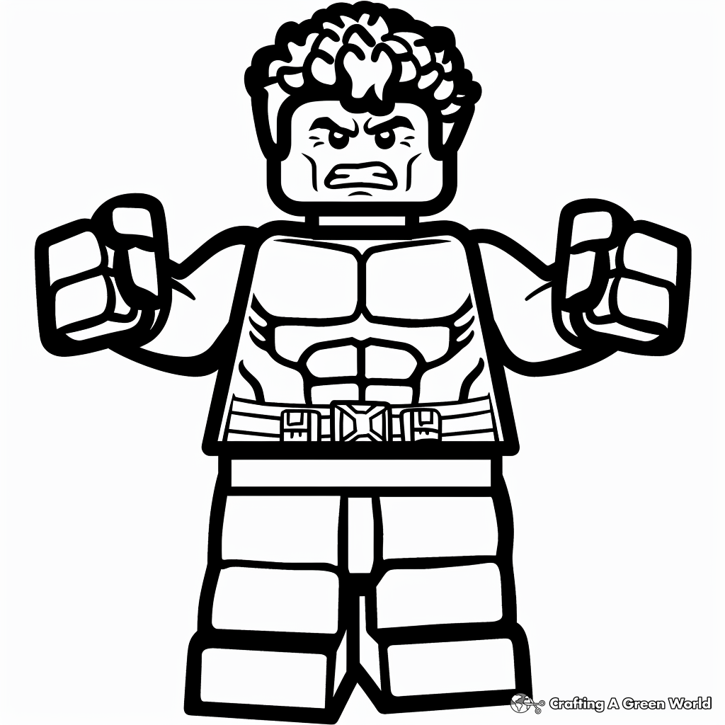 Lego Hulk Coloring Pages Free Printable Lego Hulk Coloring Pages Free Printable