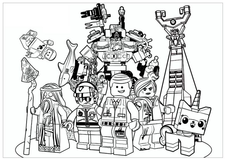 Lego Movie Movie Coloring Pages