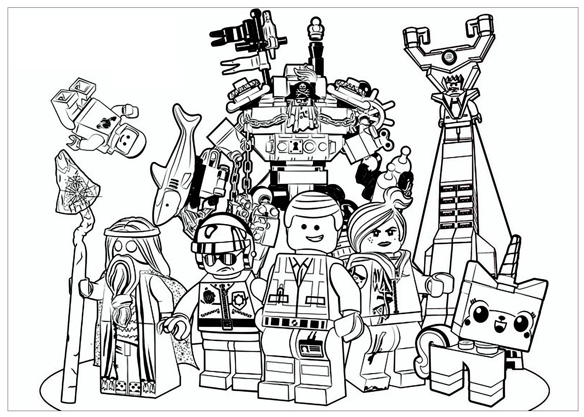 Lego Movie Movie Coloring Pages Lego Movie Movie Coloring Pages