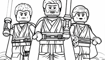 Lego Star Wars Coloring Pages Free Printable 