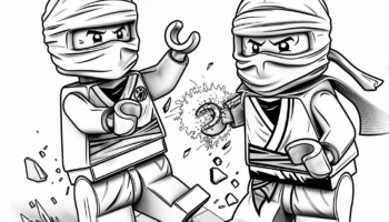 Lloyd Ninjago Coloring Pages Free Printable 