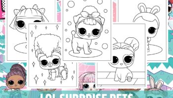 LOL Surprise Pets Coloring Pages For Kids Girls Boys Teens Birthday School Activity Made By Teachers