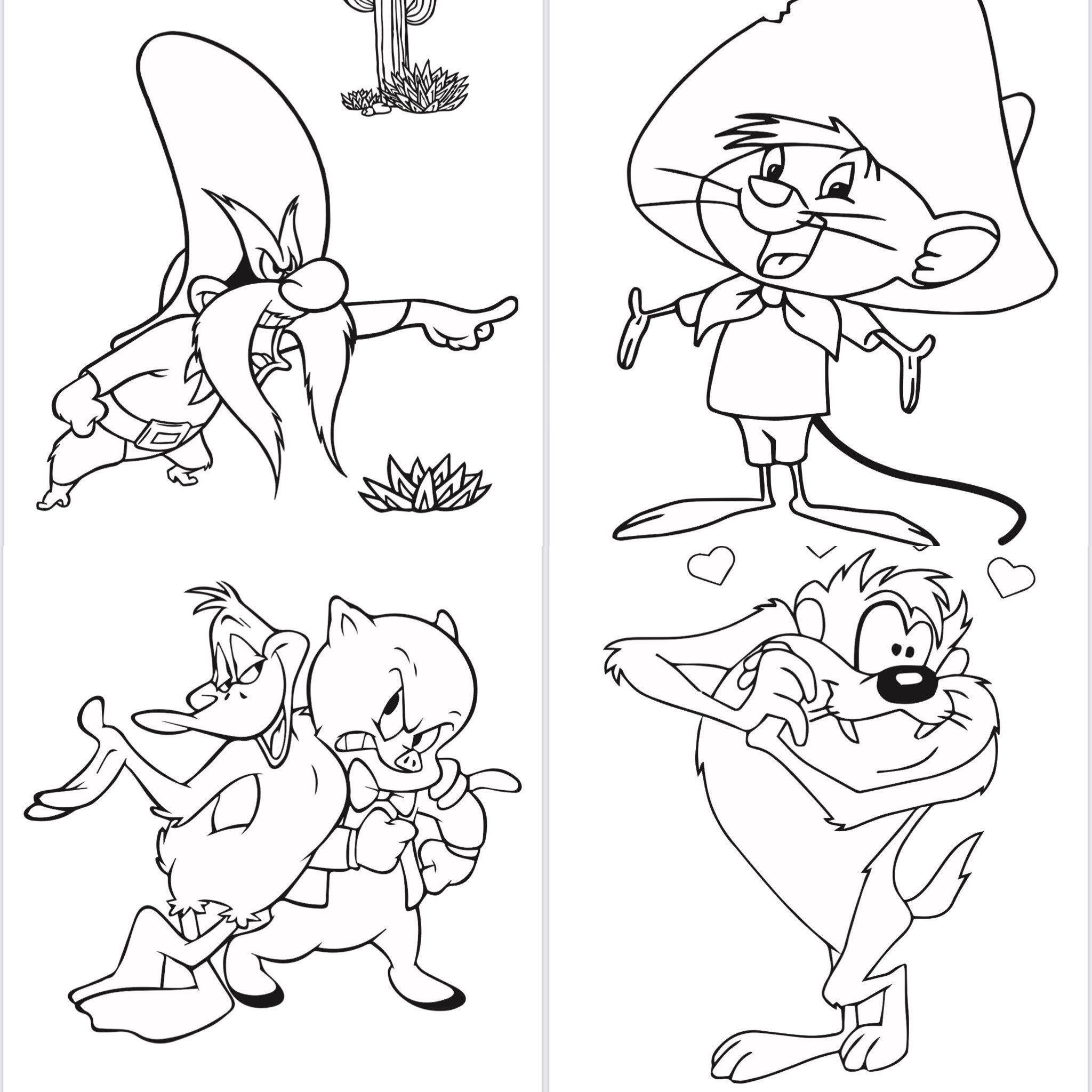 looney tunes characters coloring pages looney tunes characters coloring pages
