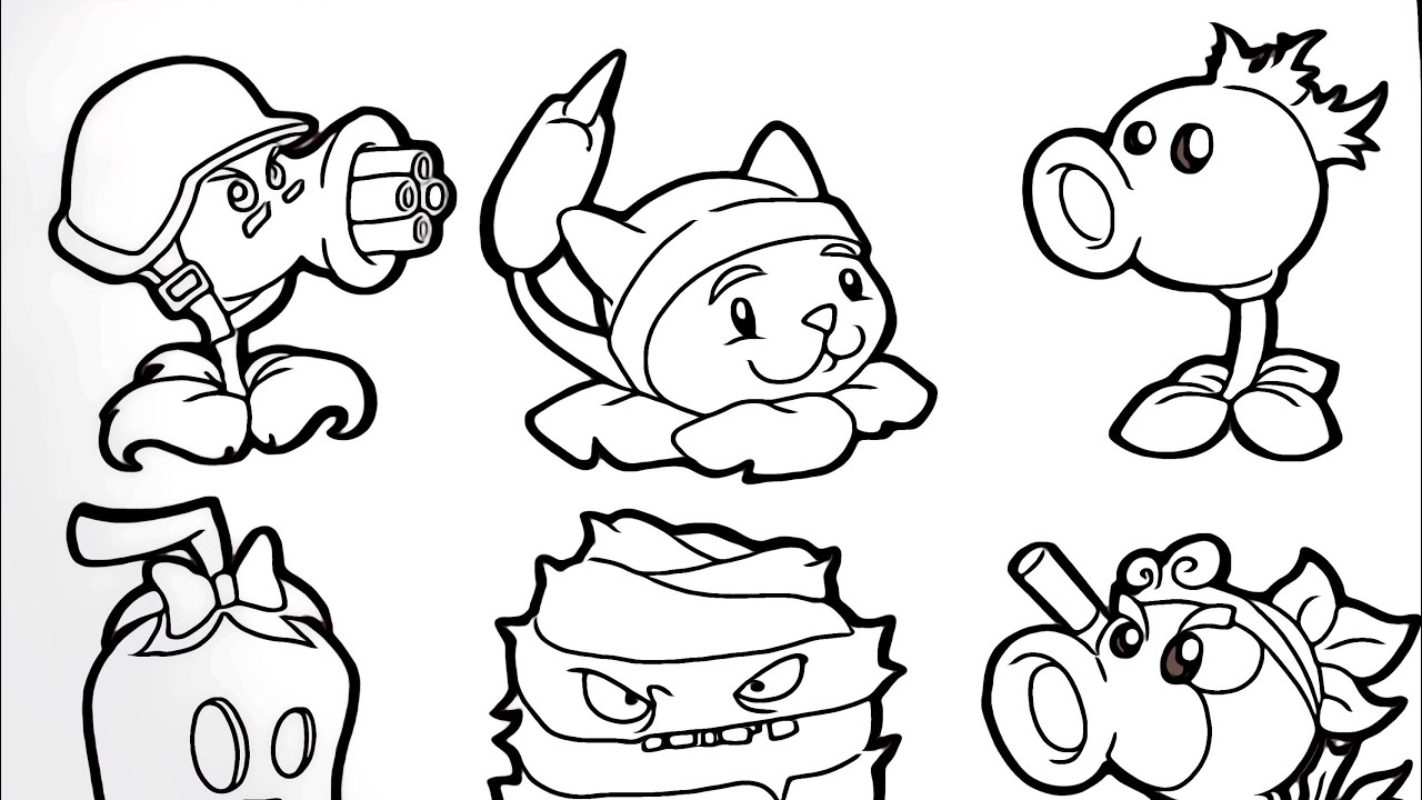 Magical Coloring Box Plants And Zombies Coloringpages YouTube Magical Coloring Box Plants And Zombies Coloringpages YouTube