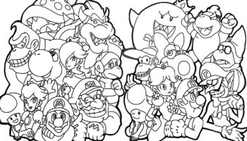 Magical Coloring Box Super Mario Bros Coloringpages YouTube