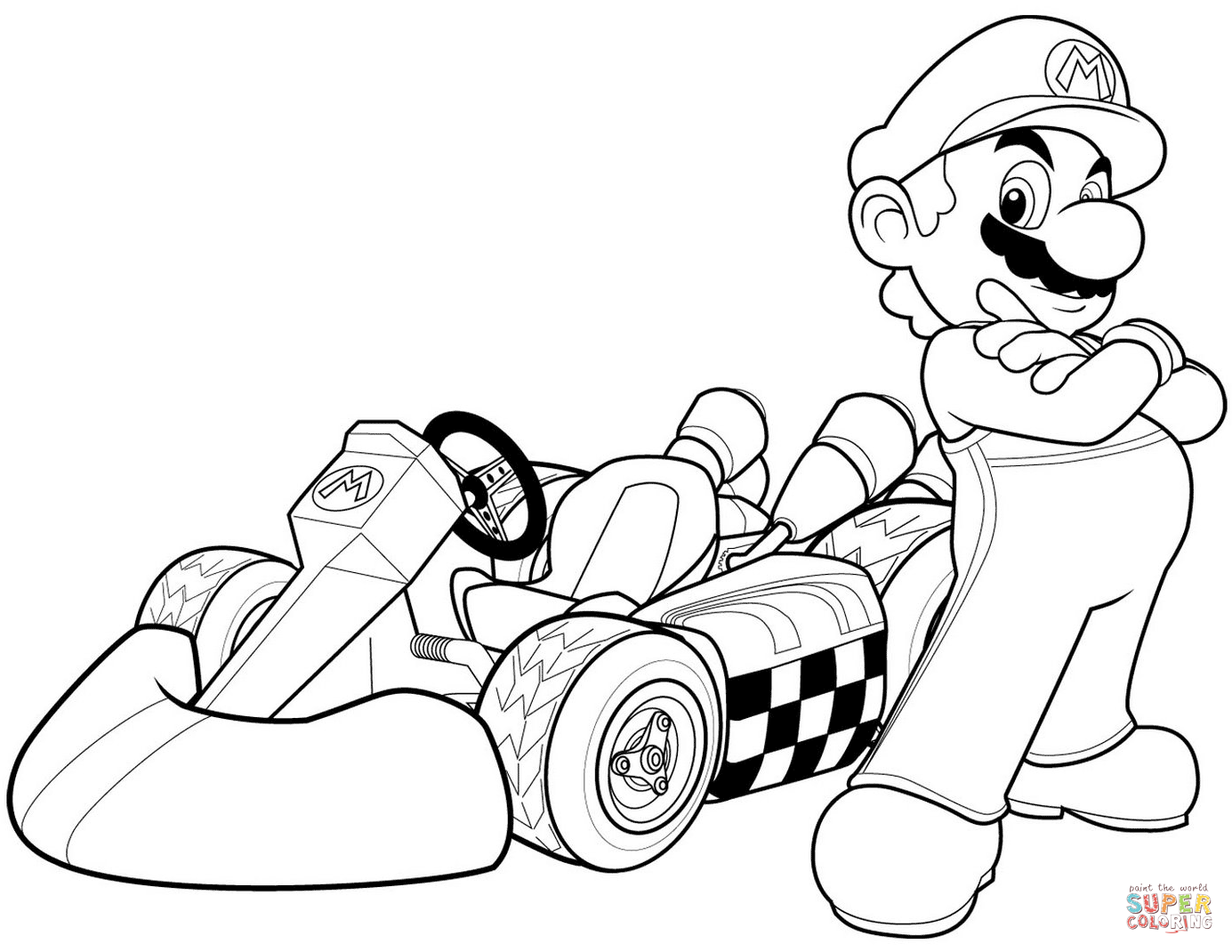 mario kart characters coloring pages mario kart characters coloring pages