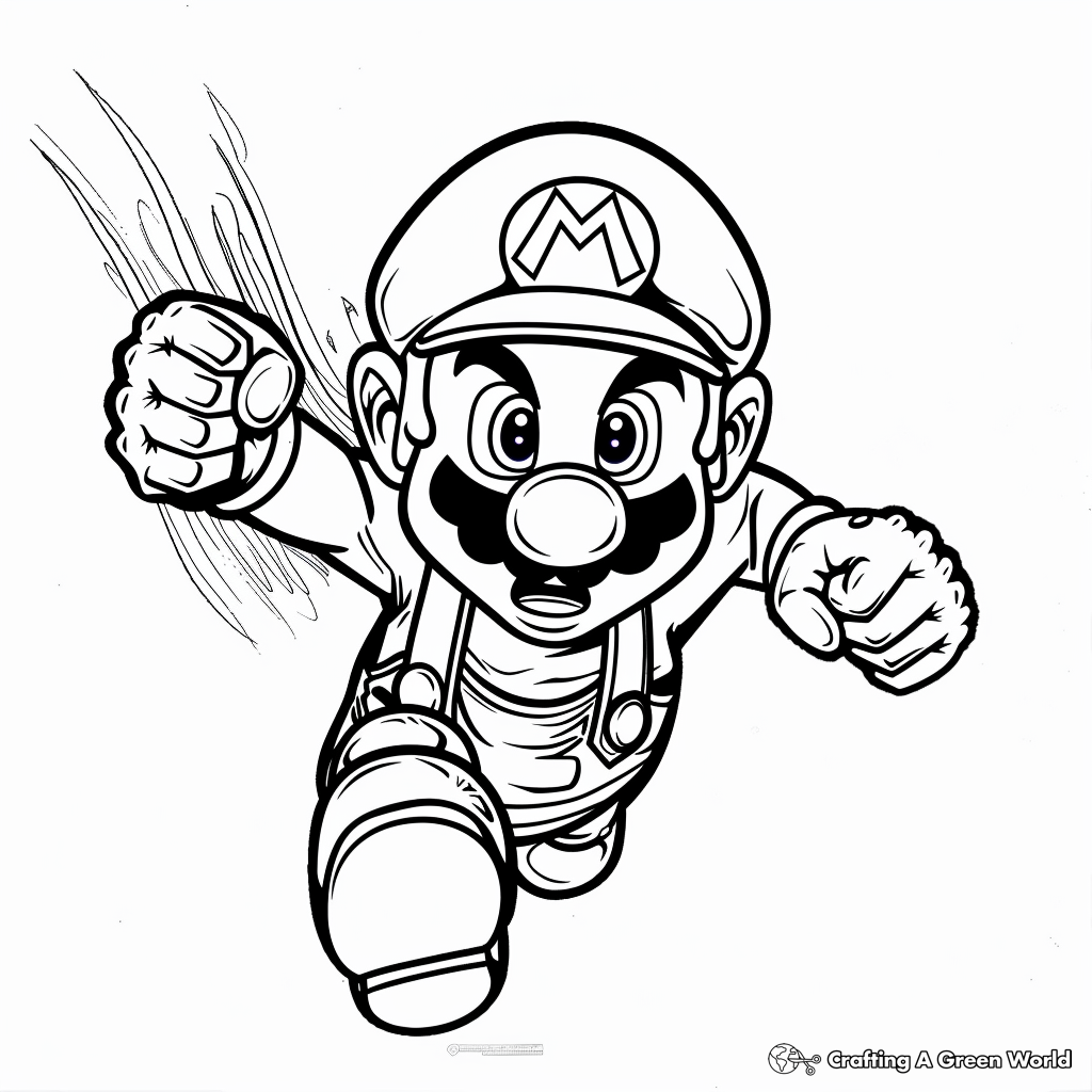 free printable coloring pages mario