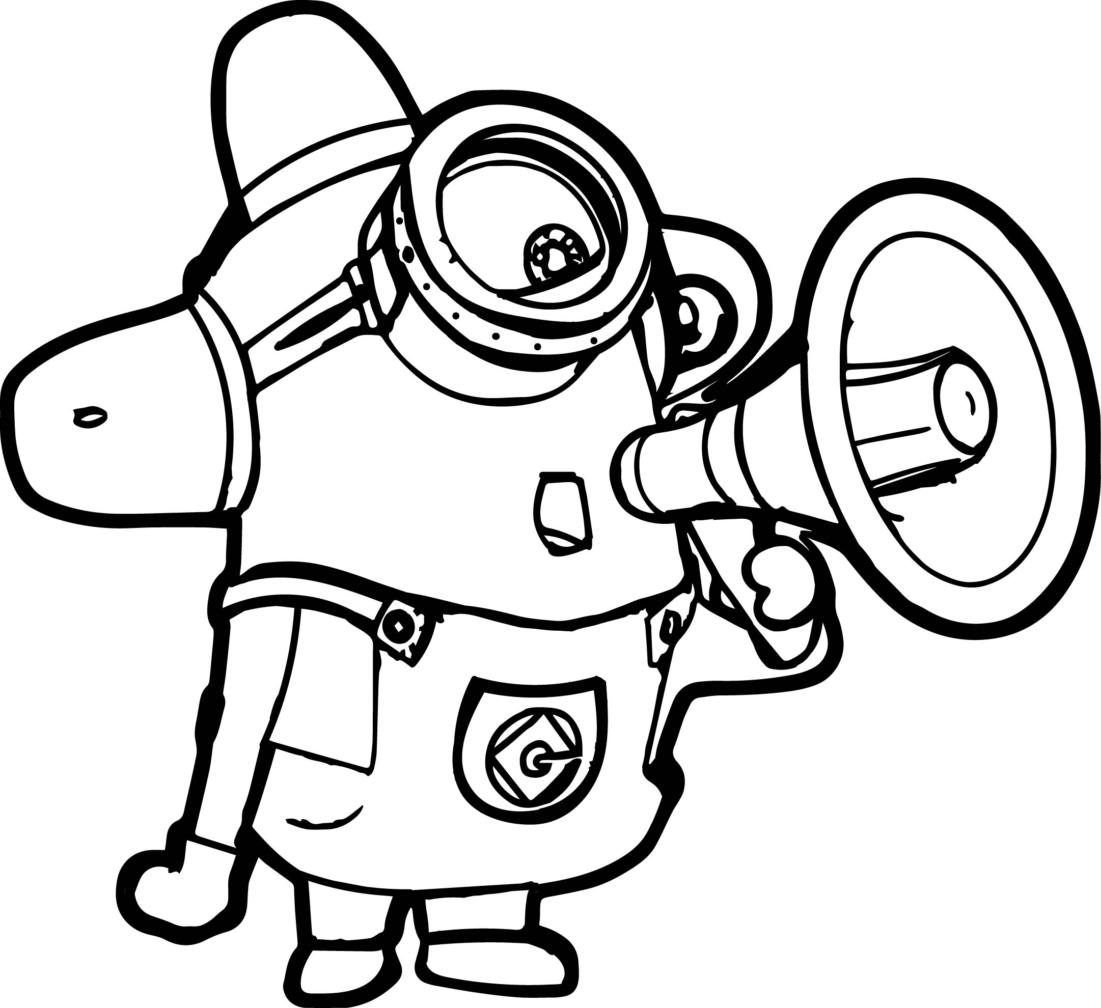 minion coloring pages printable free