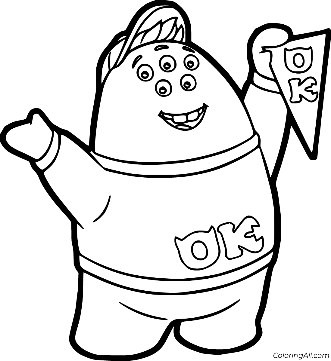 Monsters University Coloring Pages 53 Free Printables ColoringAll Monsters University Coloring Pages 53 Free Printables ColoringAll