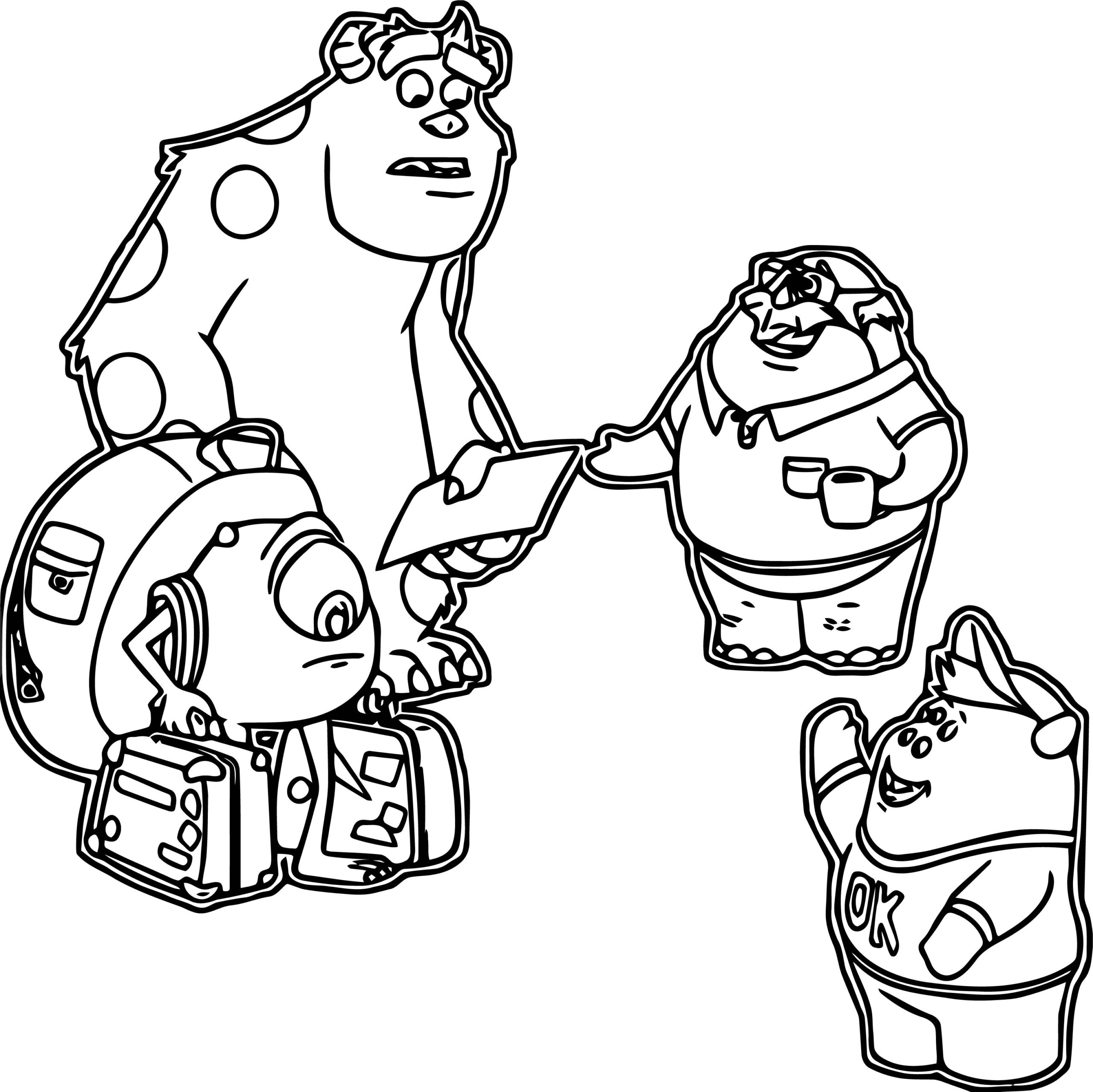 Monsters University Coloring Pages Best Coloring Pages For Kids Monsters University Coloring Pages Best Coloring Pages For Kids