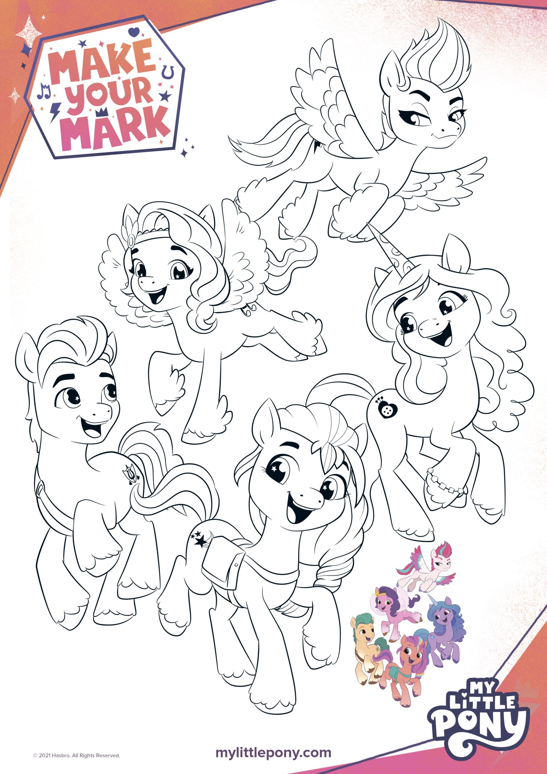 My Little Pony A New Generation Movie Coloring Pages YouLoveIt My Little Pony A New Generation Movie Coloring Pages YouLoveIt