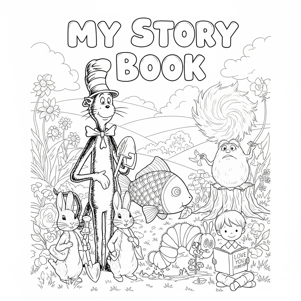 My Storybook Character Collection Coloring app My Storybook Character Collection Coloring app
