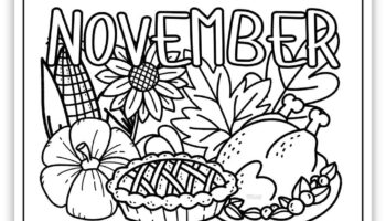 November Coloring Pages Free PDF Printables Simply Love Coloring