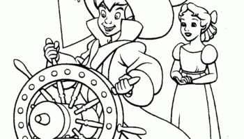 Peter Pan Picture To Print And Color Peter Pan Coloring Pages