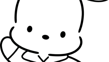 Pochacco From Sanrio Coloring Page Easy Drawing Guides