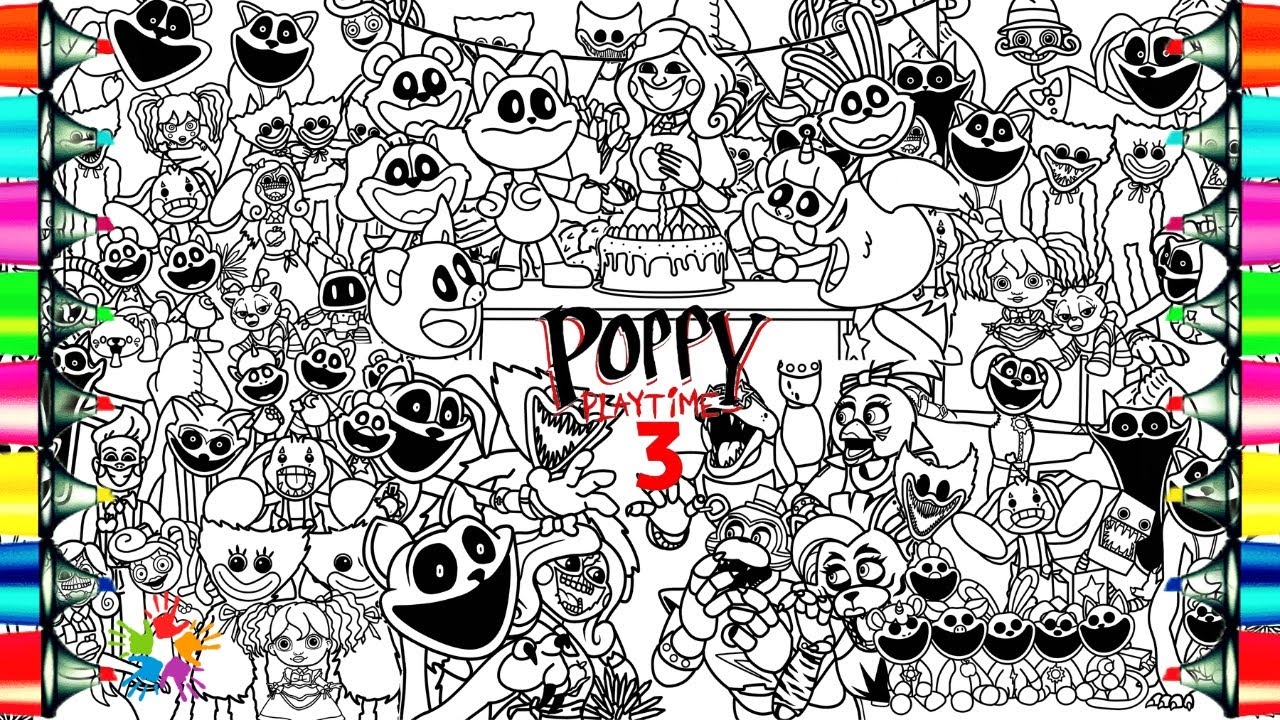 Poppy Playtime Chapter 1 3 Colorng Pages Mix Coloring All Monsters From Poppy Playtime 1 3 NCS YouTube Poppy Playtime Chapter 1 3 Colorng Pages Mix Coloring All Monsters From Poppy Playtime 1 3 NCS YouTube
