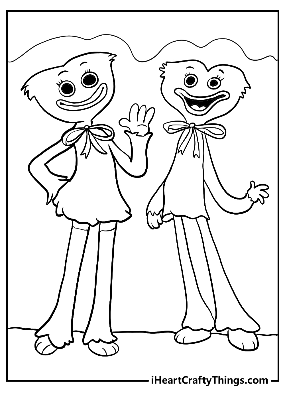 poppy playtime characters coloring pages poppy playtime characters coloring pages