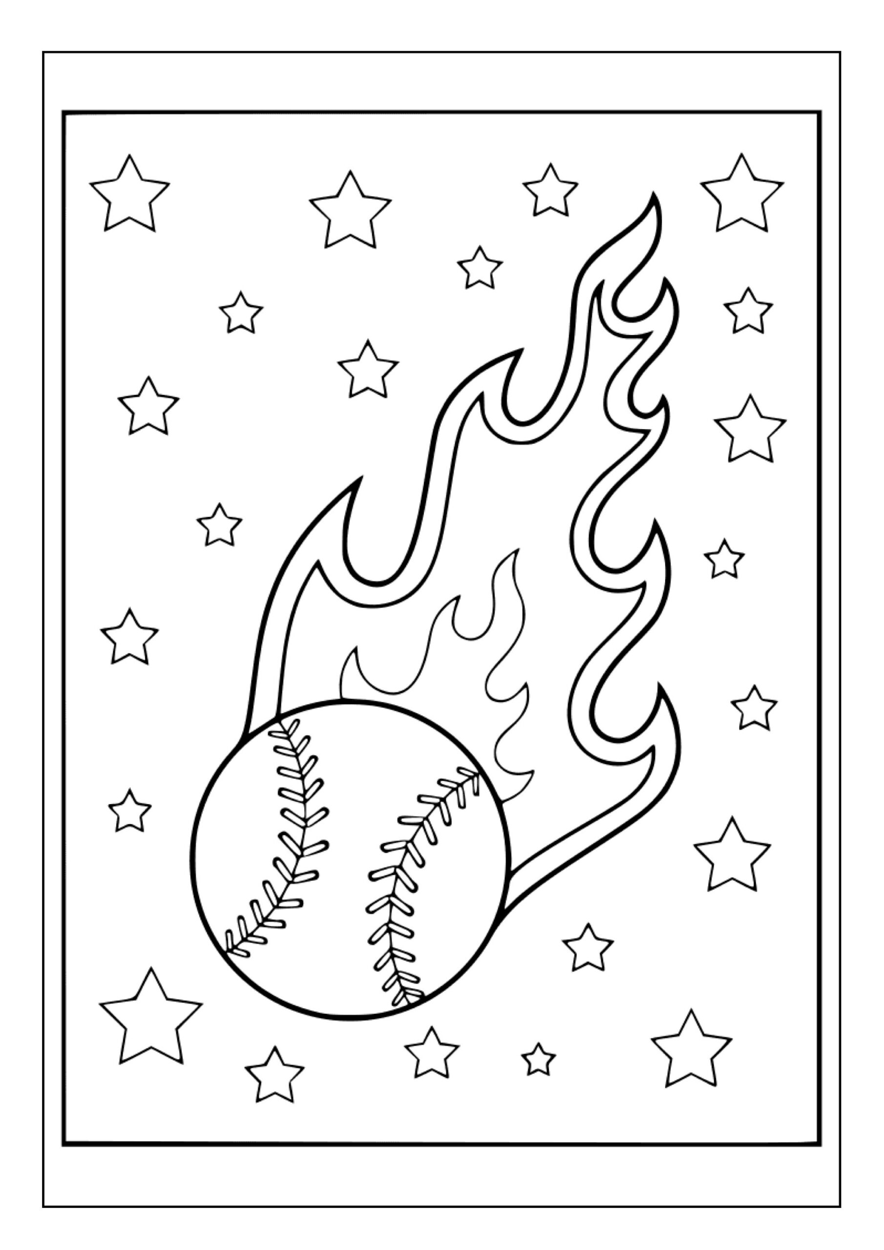 Printable Baseball Coloring Pages For Kids And Adults 100 Pages Instant Digital Download PDF Printable Baseball Player Coloring Sheets Etsy