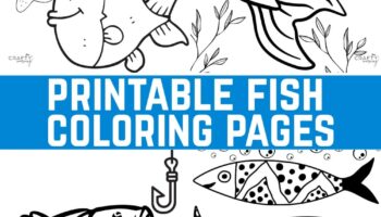 Printable Fish Coloring Pages Crafty Morning