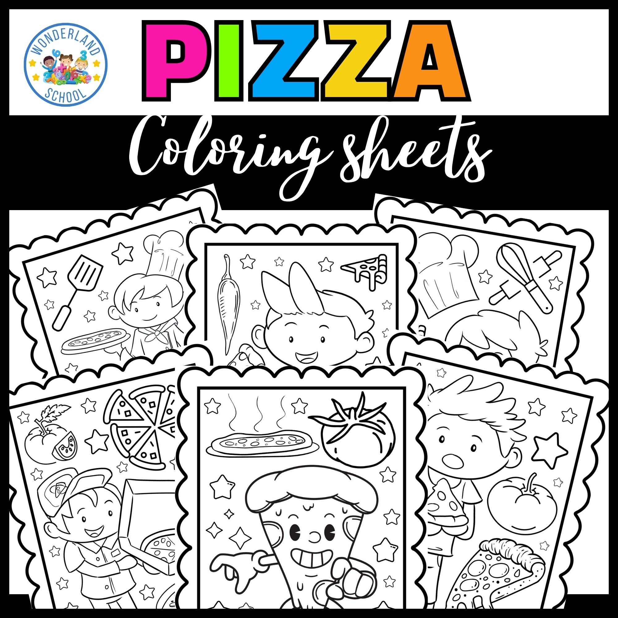 Printable Pizza Coloring Pages For Kids Easy Pizza Coloring Sheets For Kids Made By Teachers Printable Pizza Coloring Pages For Kids Easy Pizza Coloring Sheets For Kids Made By Teachers