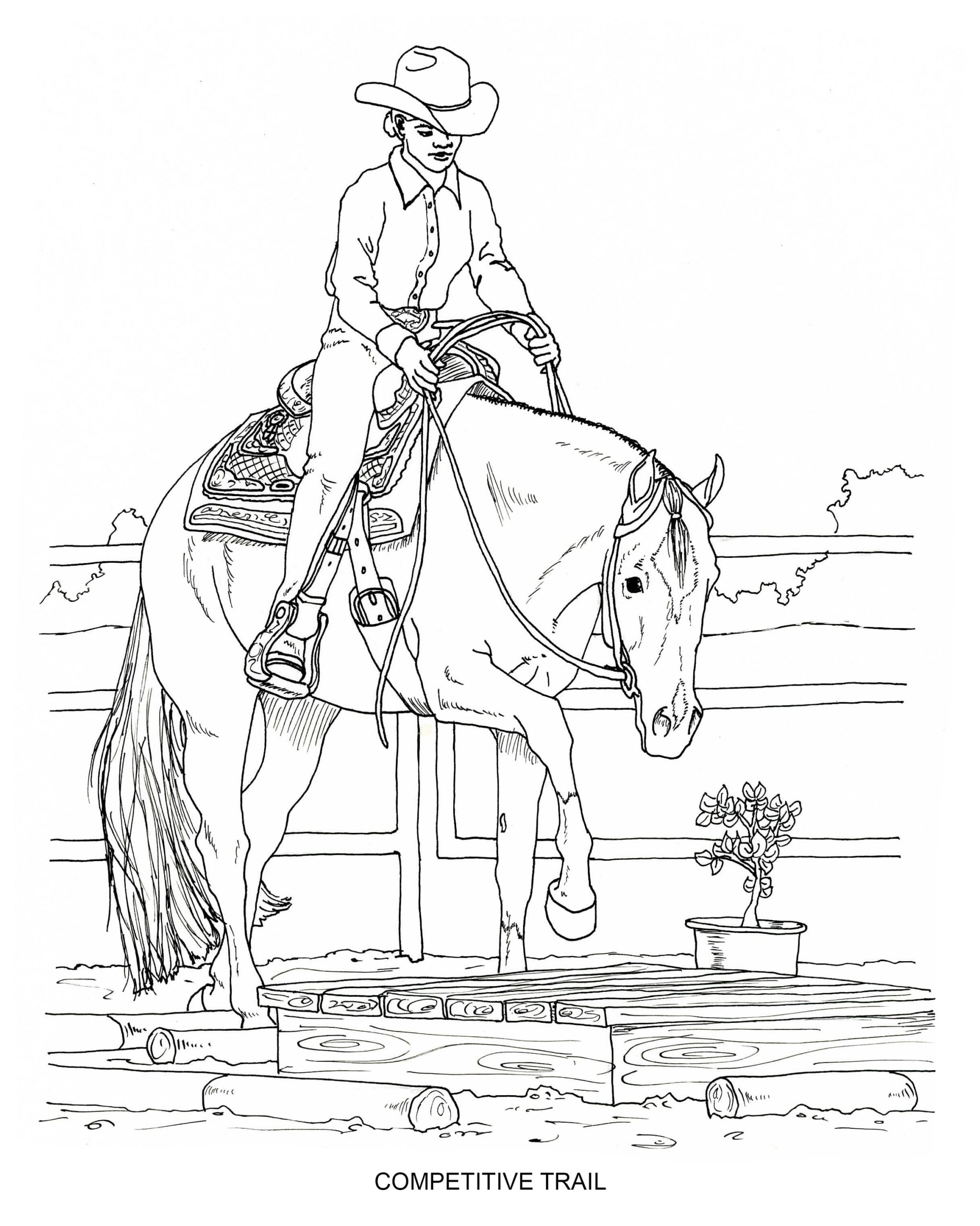 printable horse coloring pages