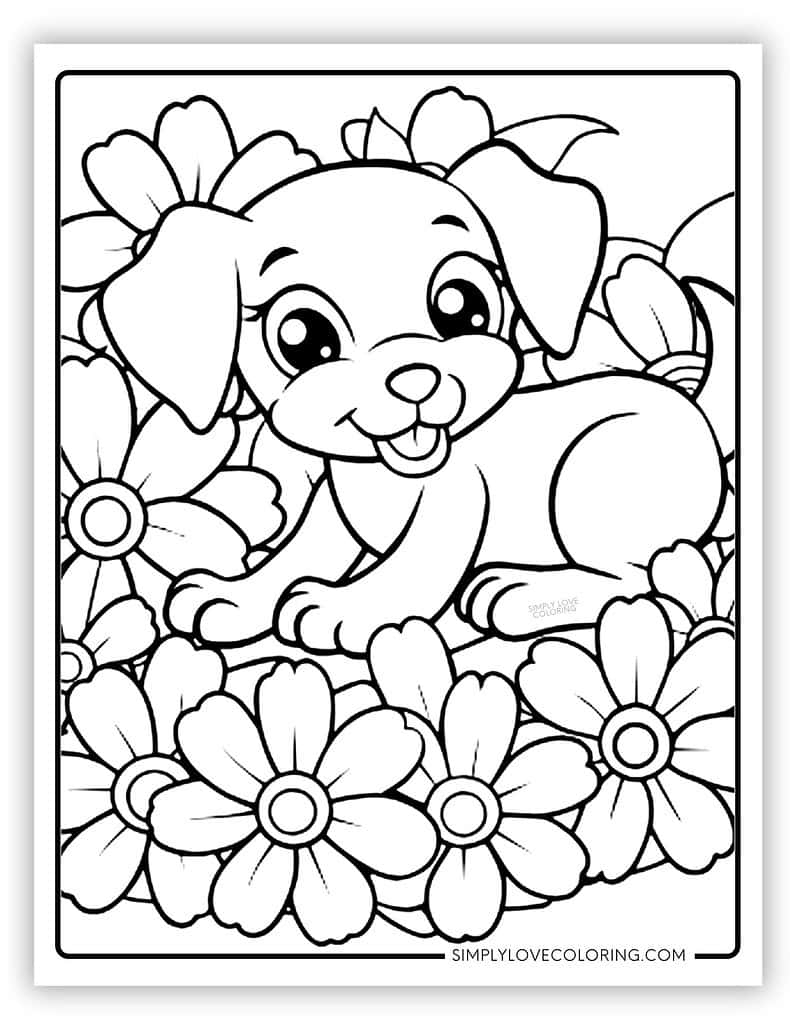 free printable puppy coloring pages free printable puppy coloring pages