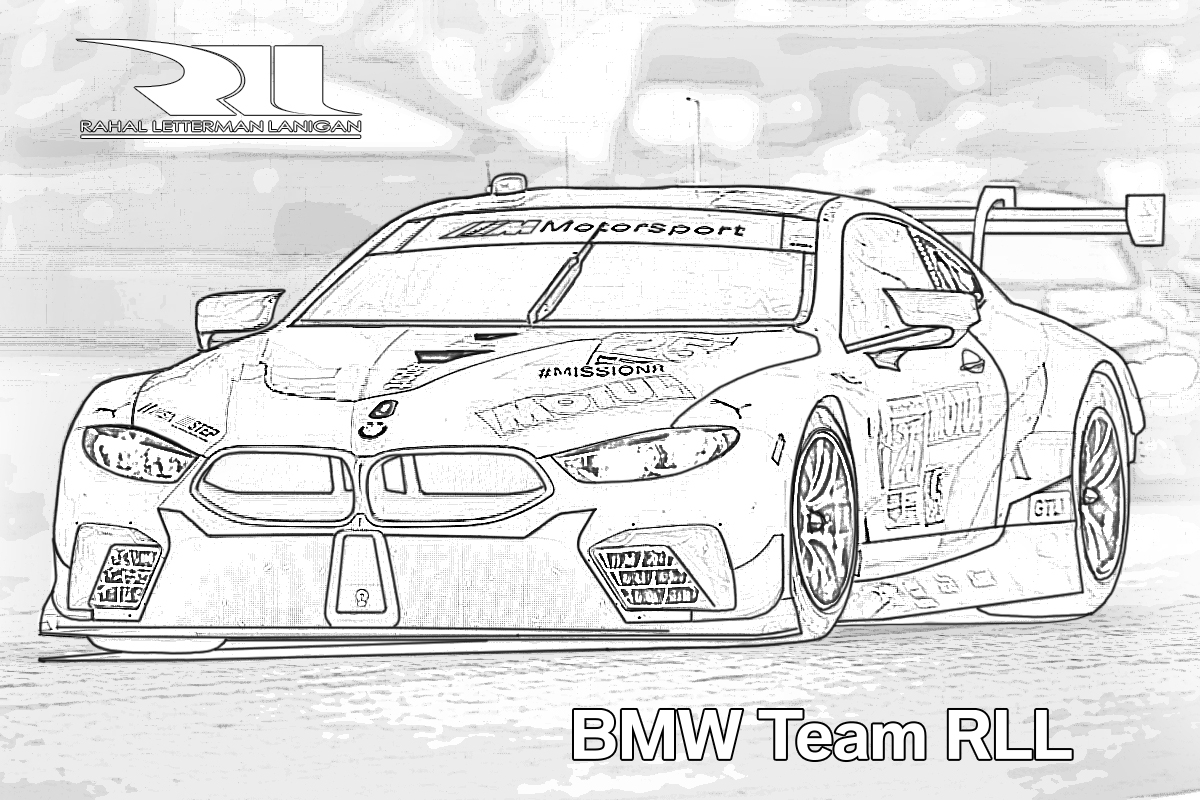 Rahal Coloring Sheets Backup Rahal Letterman Lanigan