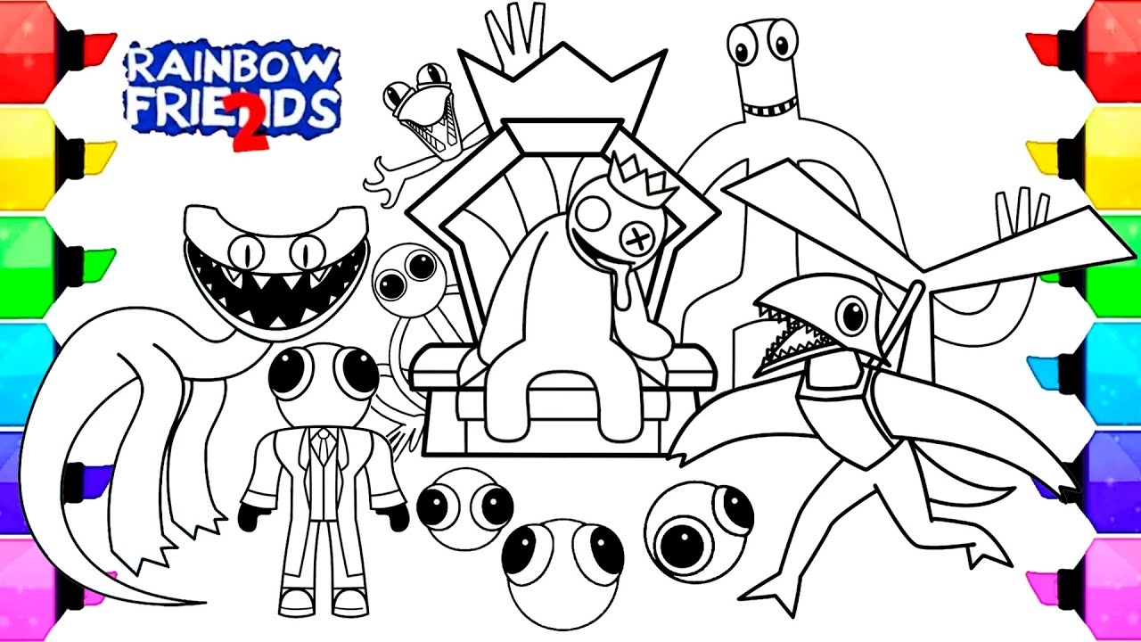 Rainbow Friends Chapter 2 Coloring Pages Color ALL New Monsters Rainbow Friends 2 NCS MUSIC YouTube Rainbow Friends Chapter 2 Coloring Pages Color ALL New Monsters Rainbow Friends 2 NCS MUSIC YouTube