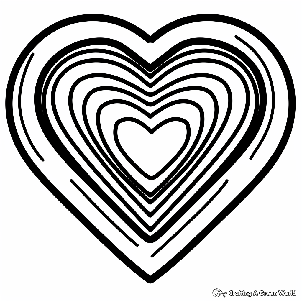 printable heart coloring pages
