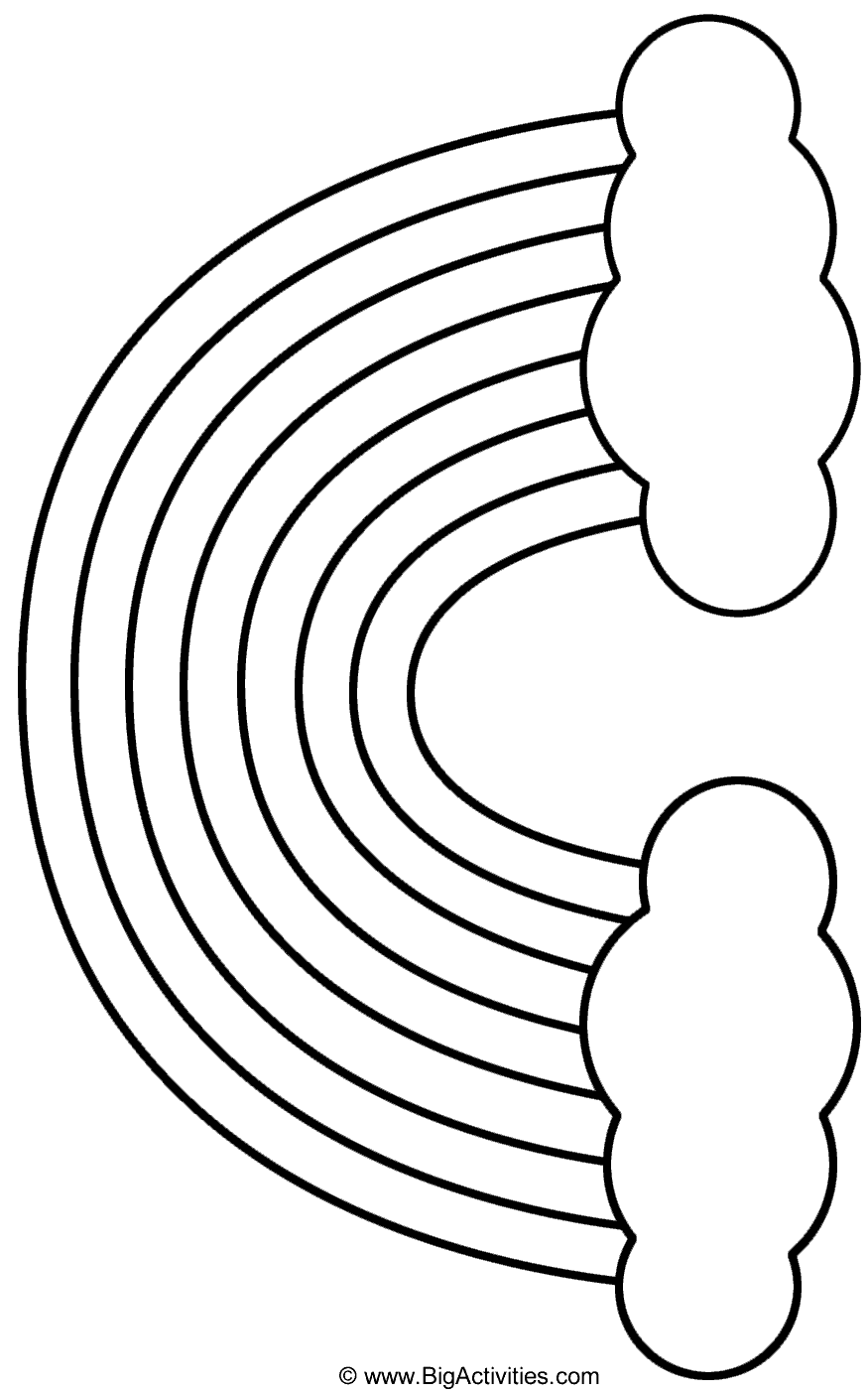 free printable rainbow coloring pages free printable rainbow coloring pages