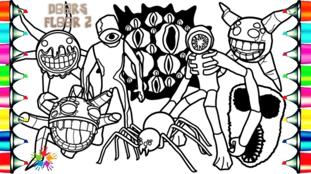 Roblox DOORS Floor 2 Coloring Pages How To Color New Jumpscares Entities NCS Music YouTube Roblox DOORS Floor 2 Coloring Pages How To Color New Jumpscares Entities NCS Music YouTube