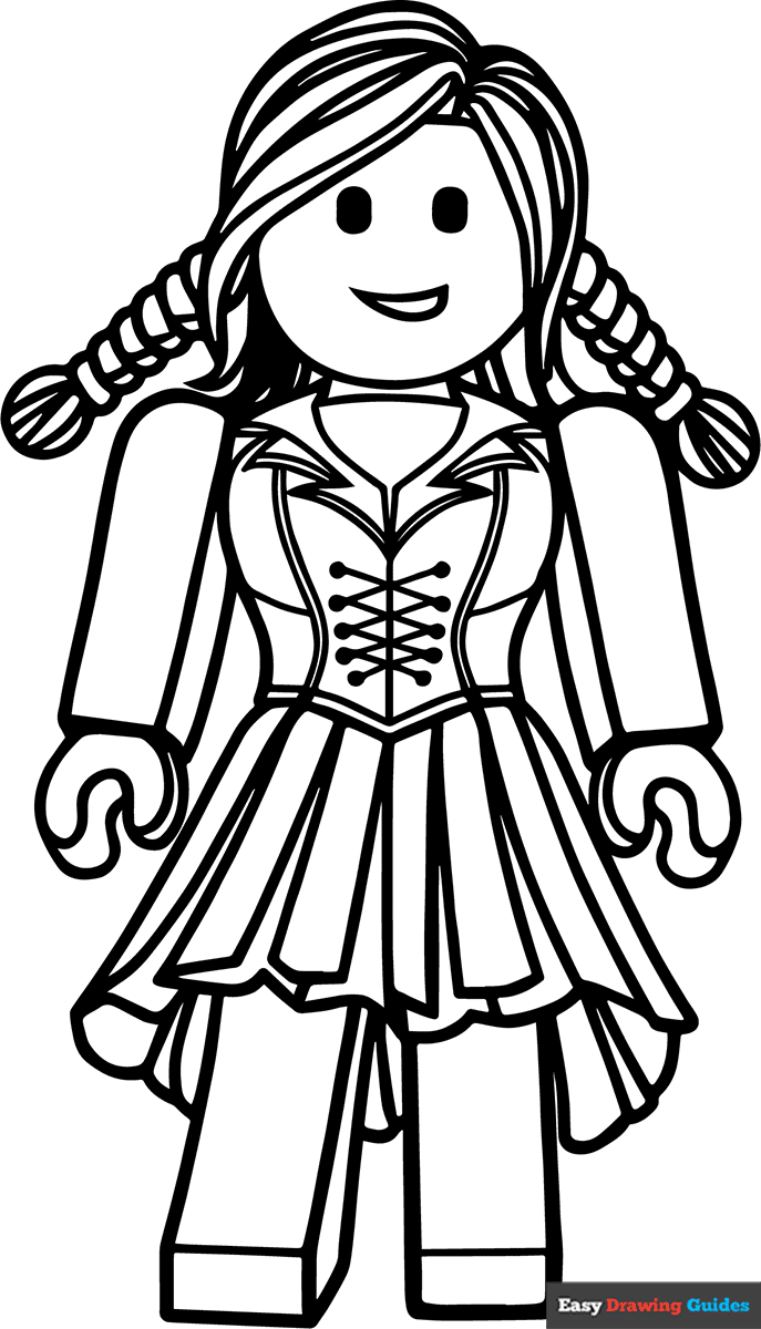 roblox printable coloring pages